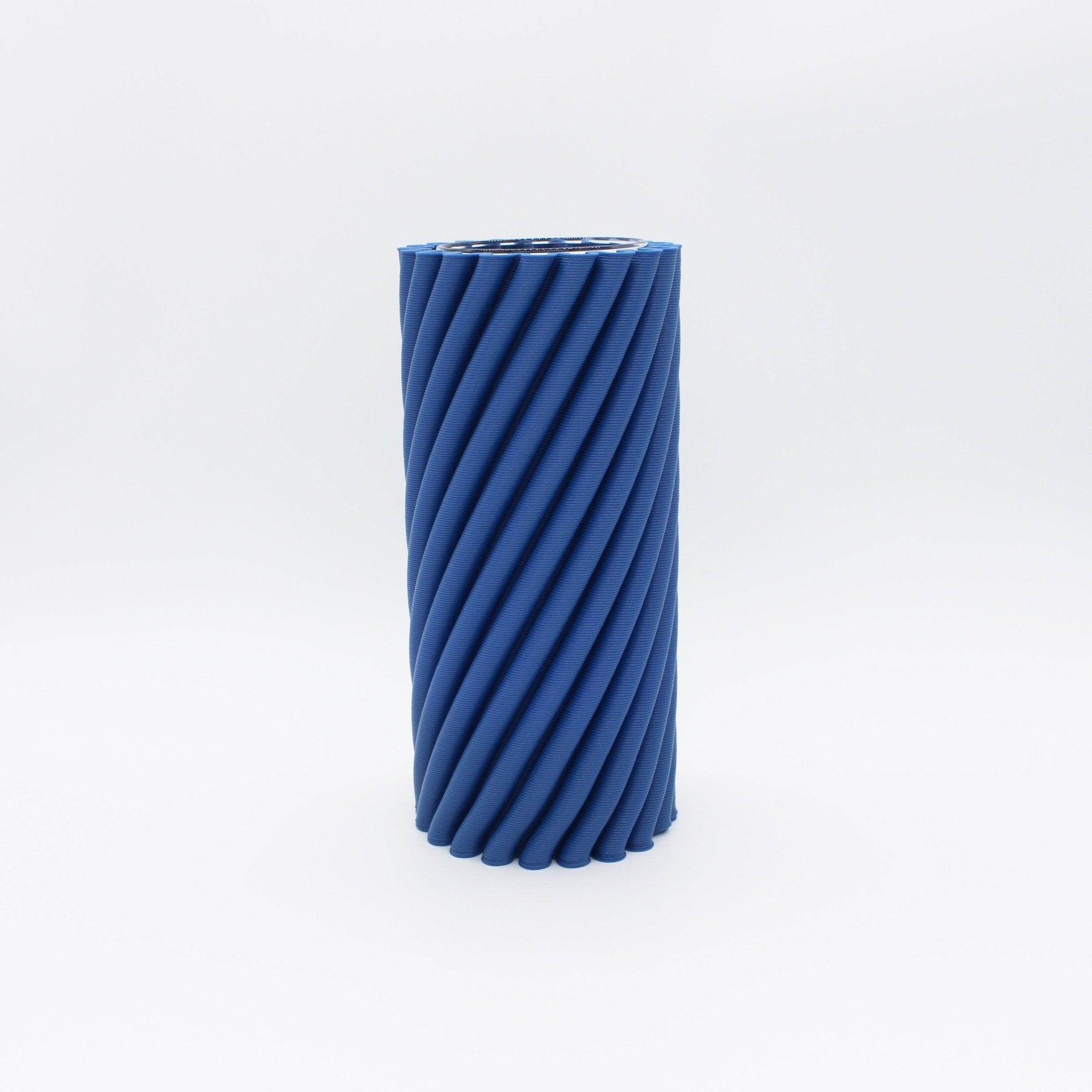 Strofi Vase Cobalt, 3D Printed Recycled Plastic, Deme Design #color_cobalt