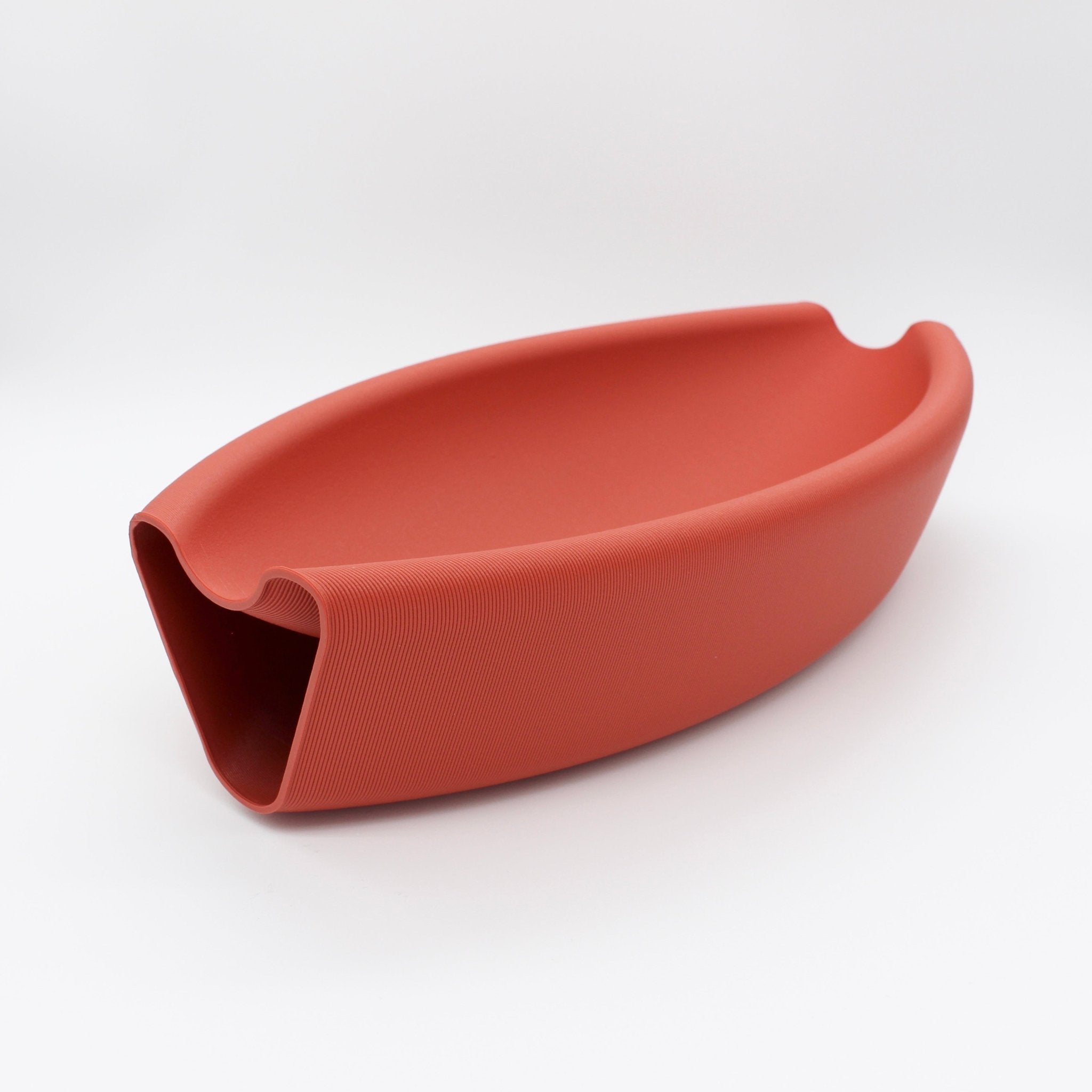 Aera Bowl Terracotta, 3D Printed Recycled Plastic, Deme Design #color_terracotta
