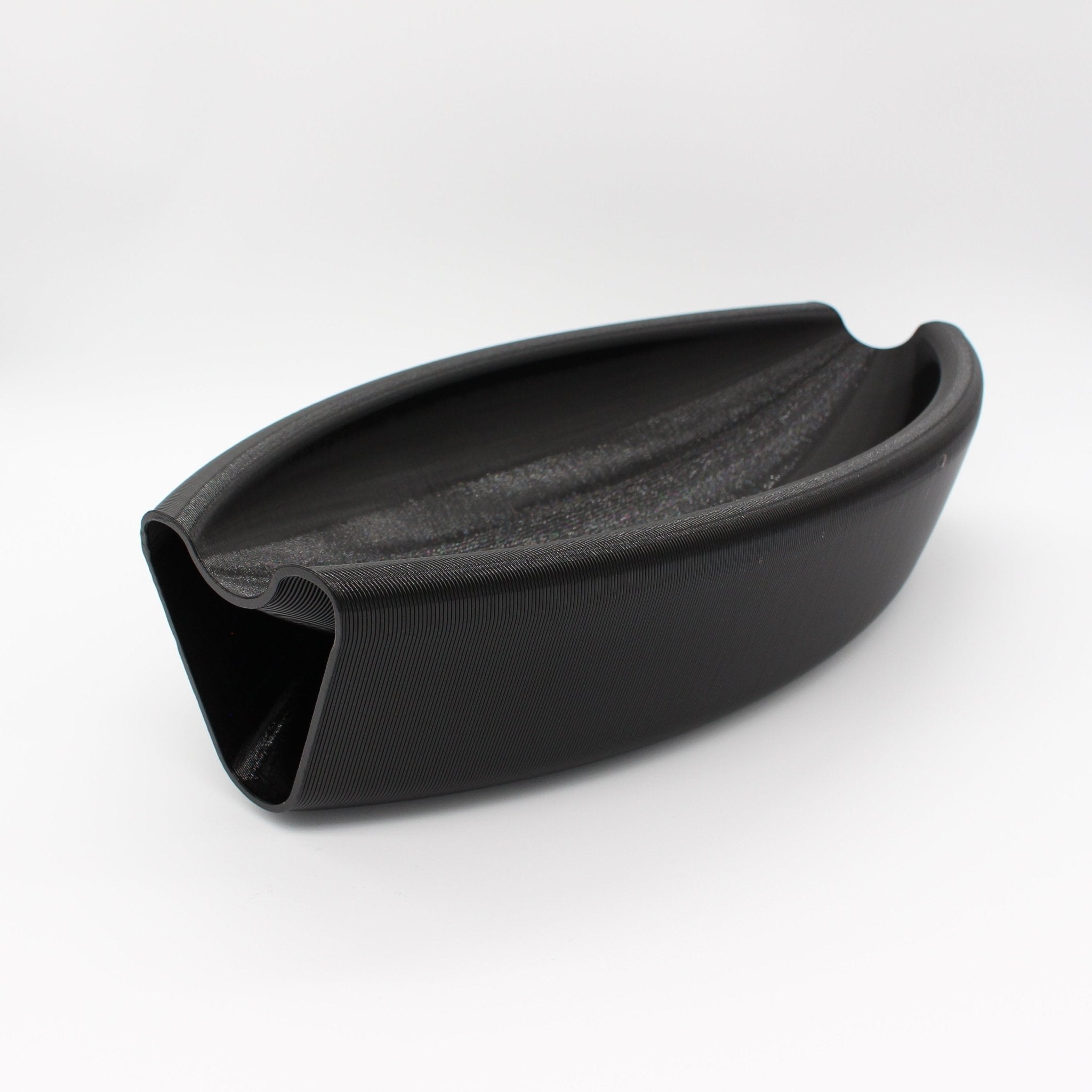 Aera Bowl Black, 3D Printed Recycled Plastic, Deme Design #color_black